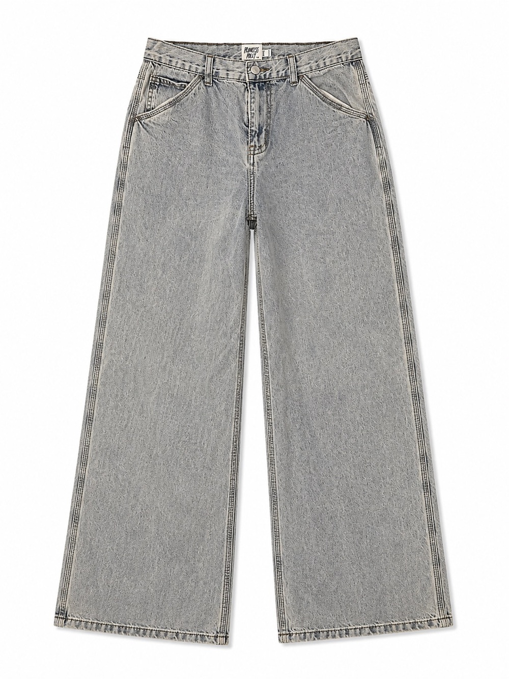 Princess Polly Light Blue High-Rise Denim Jeans